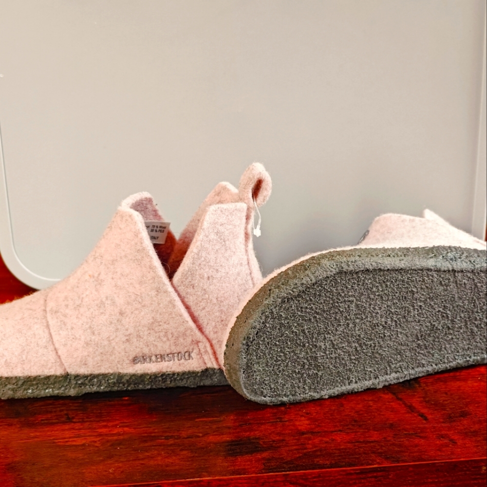 Birkenstock andermatt ankle wool bootie size C12 soft pink